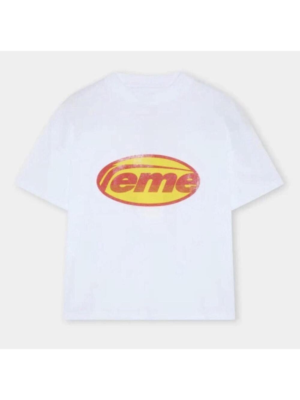 NEW WHITE EME Studios Pearl oversized t-shirt. XS. Always grateful NWT